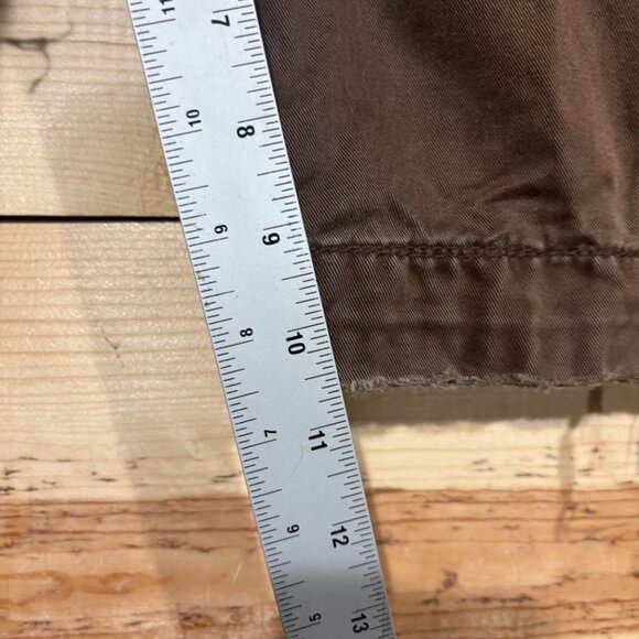 Vintage Abercrombie & Fitch Cargo Shorts Mens 36 Brown Heavyweight Distressed - Picture 7 of 12